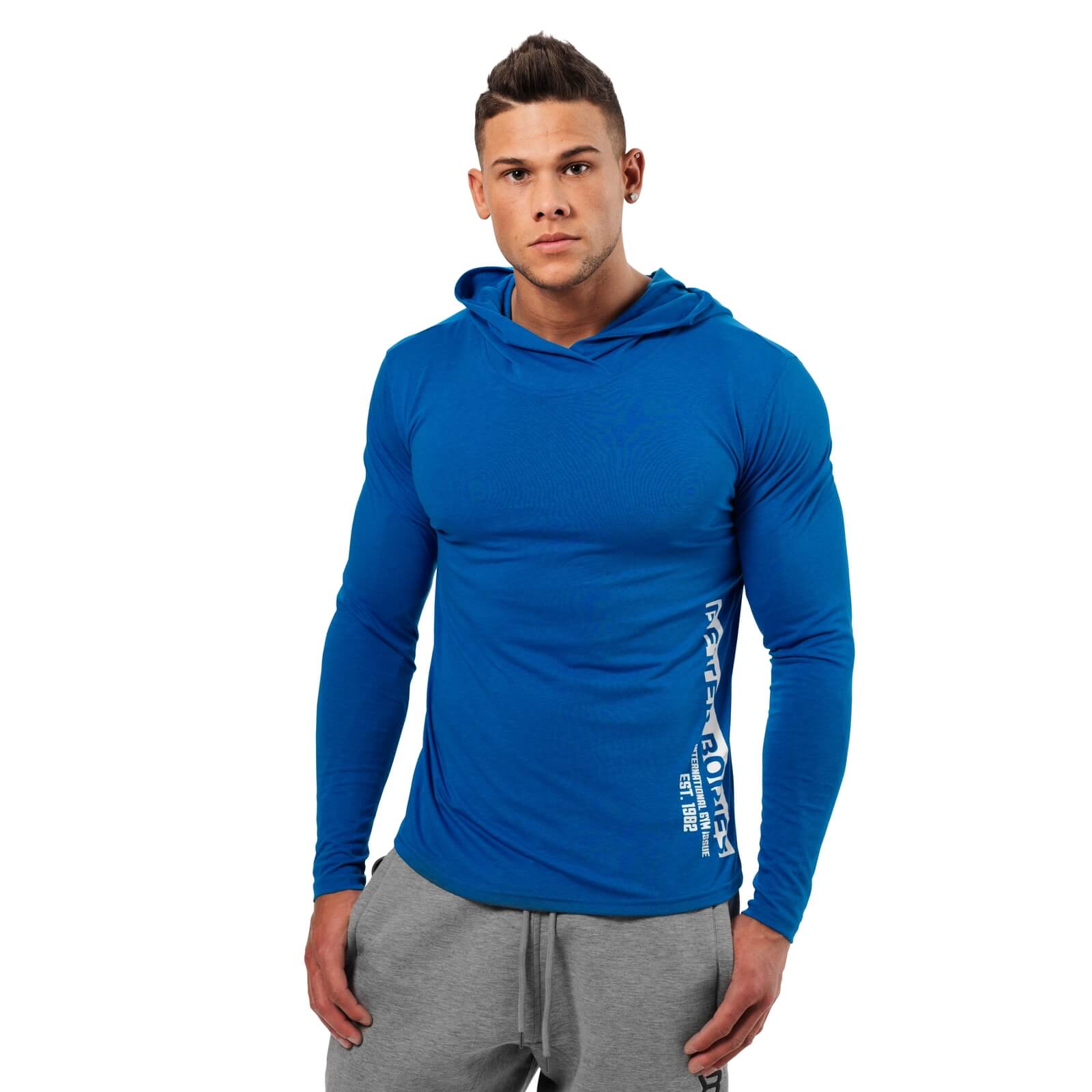 Mens Soft Hoodie, strong blue, Better Bodies
