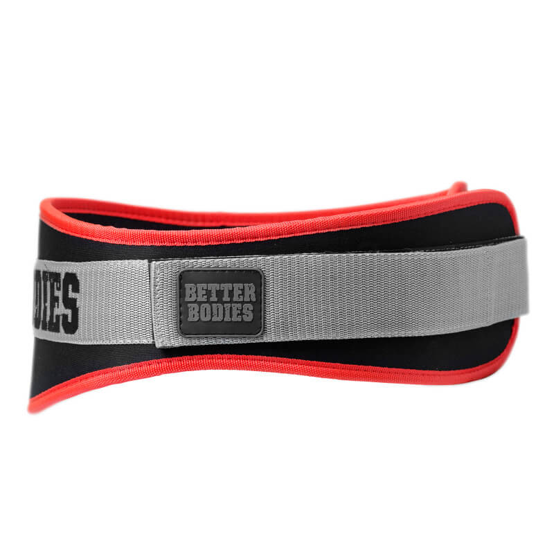 Kolla in Basic Gym Belt, black/red, Better Bodies hos SportGymButiken.se