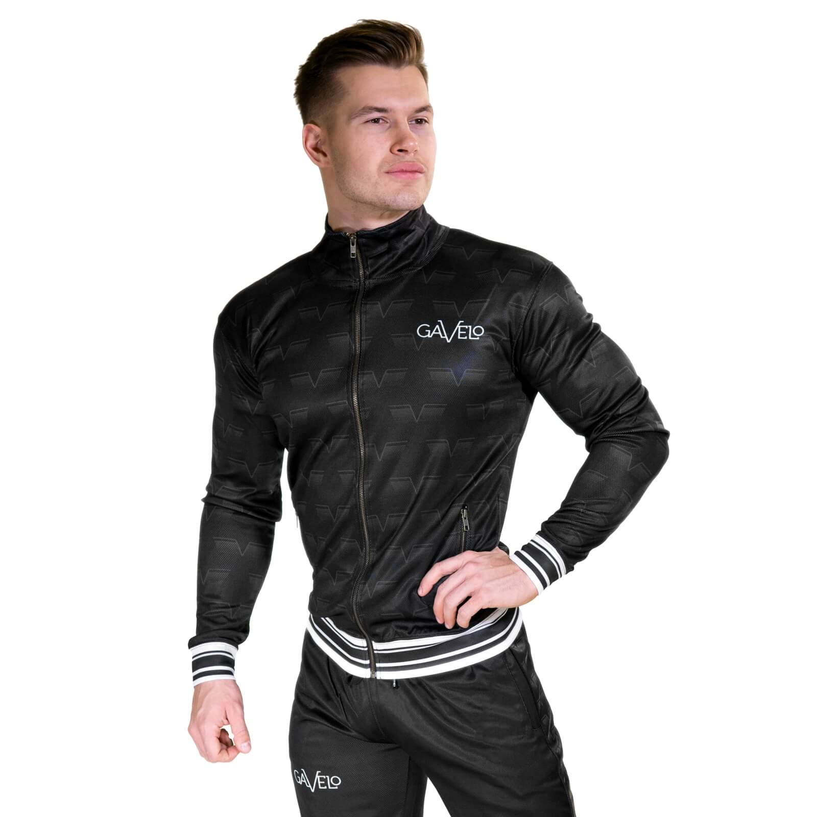 Kolla in Track Jacket, black, Gavelo hos SportGymButiken.se