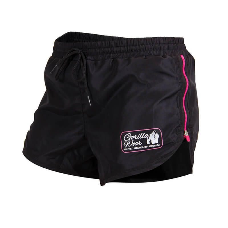 Kolla in New Mexico Cardio Shorts, black/pink, Gorilla Wear hos SportGymButiken.
