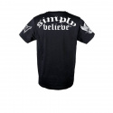 Simply Belive V-Neck Tee, svart, Tapout