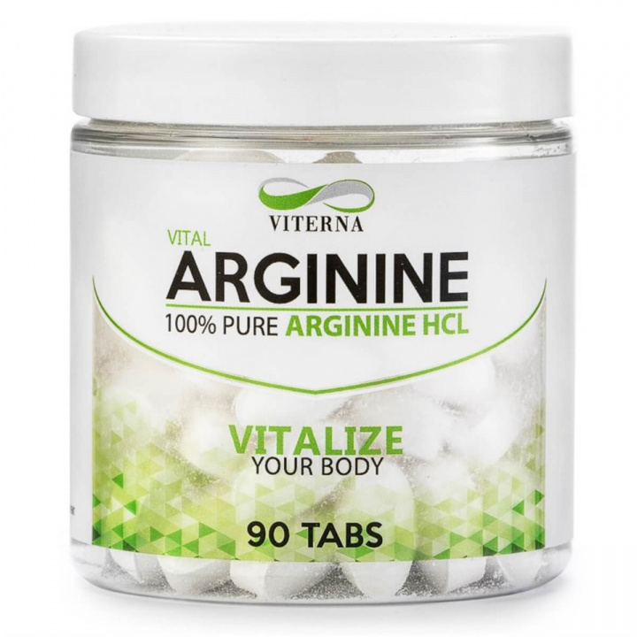 Arginine, 90 tabletter, Viterna i gruppen Kosttillskott / Aminosyror hos Sportgymbutiken.se (VT-AC90)