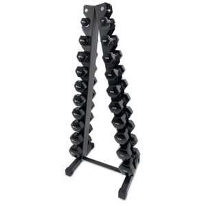 Kolla in Vinylhantelset Black 1-10 kg & Hantelstll, JTC Power hos SportGymButik