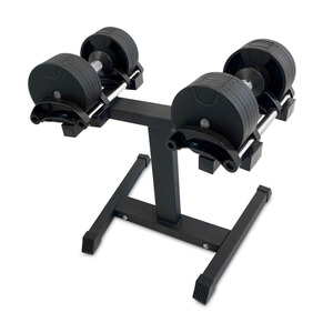 Justerbara hantlar med stĆ¤ll, 2 x 2-20 kg, JTC Power