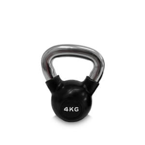 Kettlebell gummi/krom 4 kg JTC Power