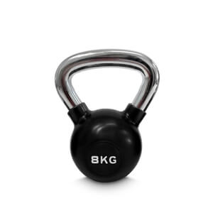 Kettlebell gummi/krom 8 kg JTC Power