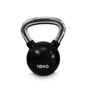 Kettlebell gummi/krom 12 kg JTC Power