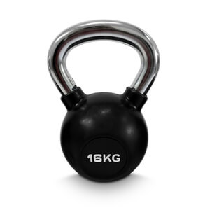 Kettlebell gummi/krom 16 kg JTC Power