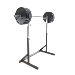 Bumper Skivstångsset 120 kg & Ställning JTC Power