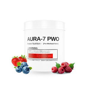PWO Aura-7, 400 g, Aware Nutrition i gruppen Kosttillskott / Prestationshöjare & PWO hos Sportgymbutiken.se (AW-95007r)
