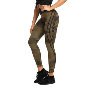 Camo High Tights dark green camo Better Bodies