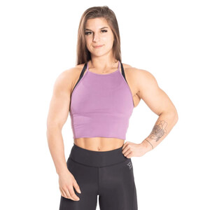 Performance Crop Halter strong purple Better Bodies