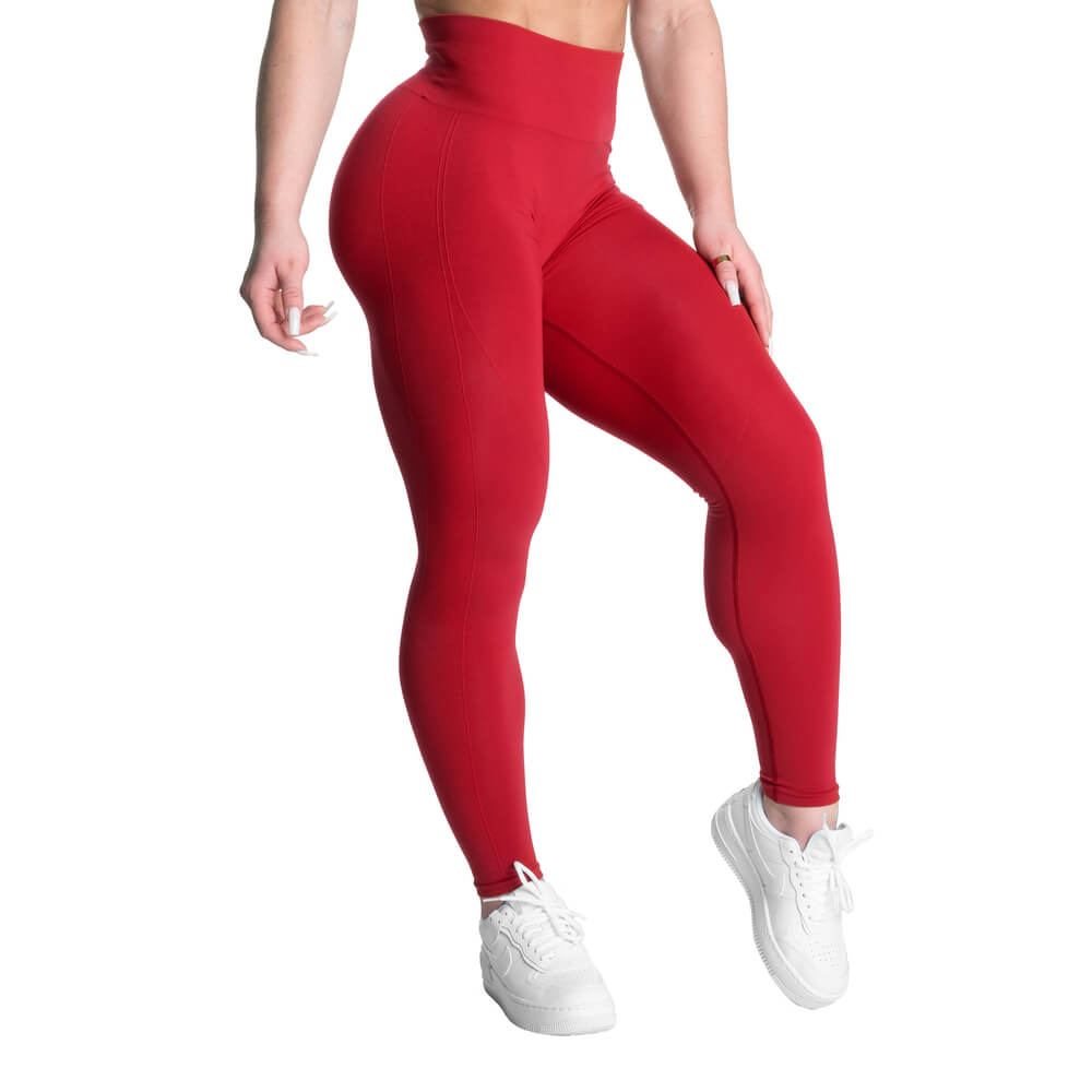 Scrunch Leggings, chili red, medium
