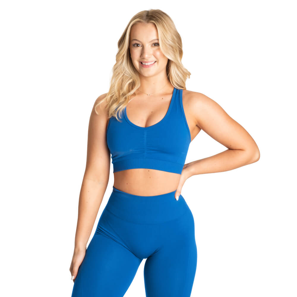 Scrunch Sports Bra, cobalt blue, xsmall