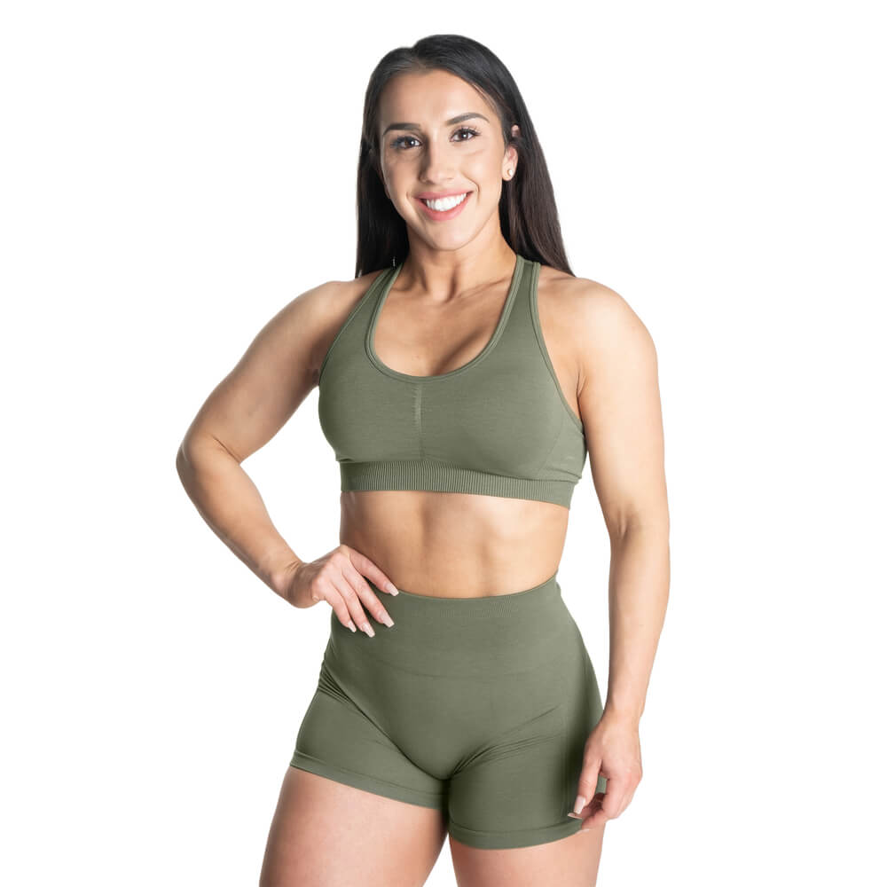 Scrunch Sports Bra, washed green, xsmall