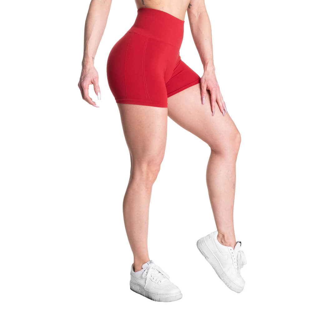 Scrunch Shorts, chili red, xsmall