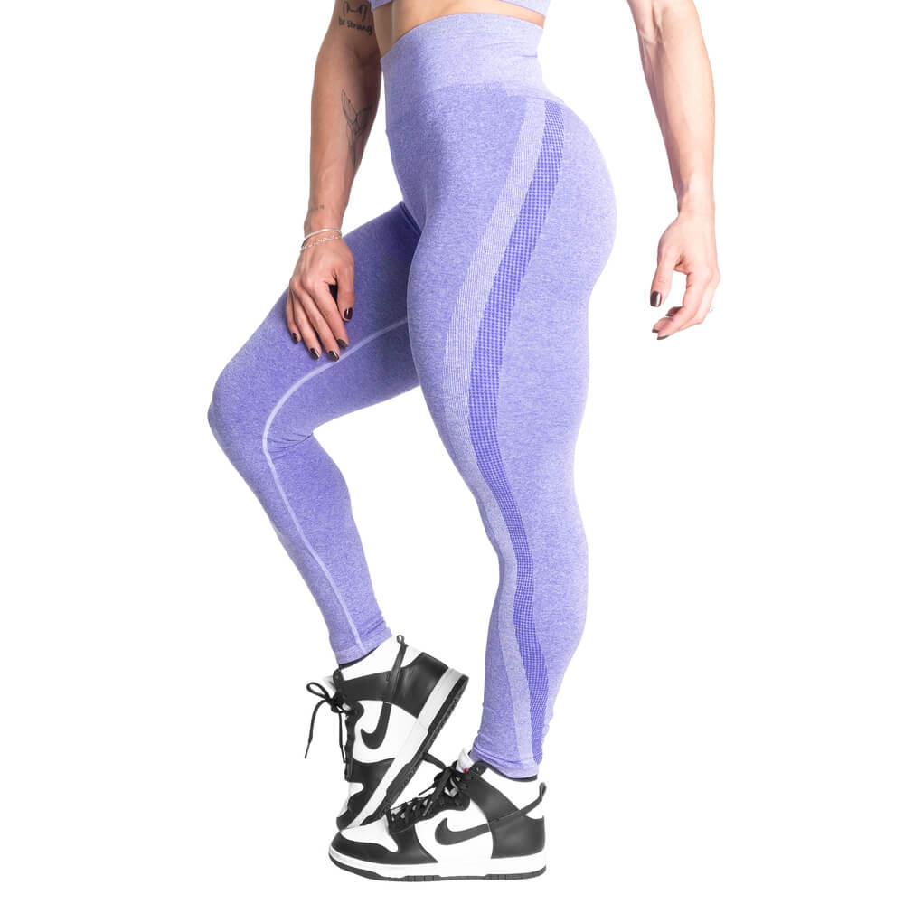 Curve Scrunch Leggings, athletic purple melange, medium