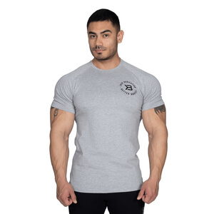 Gym Tapered Tee light grey melange Better Bodies