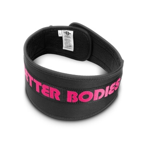 Womens Gym Belt, black/pink, large