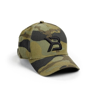 BB Baseball Cap green camoprint Better Bodies