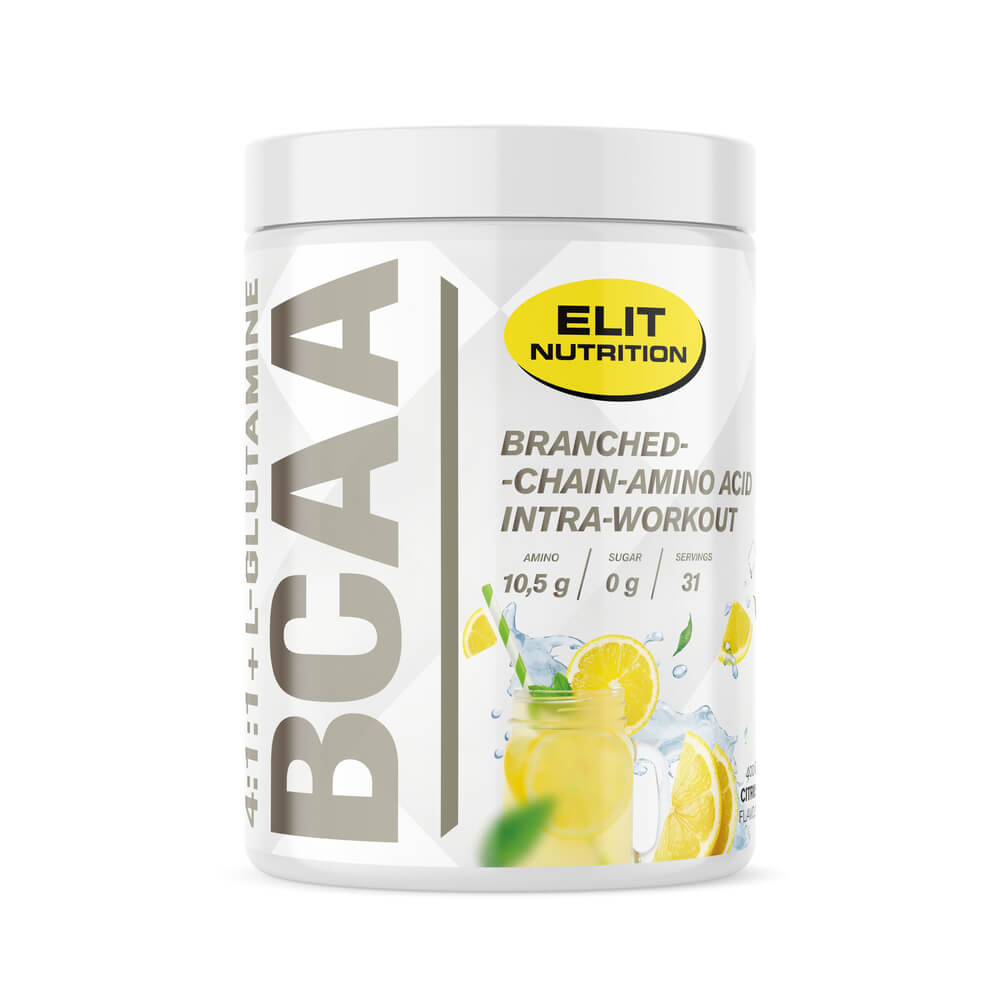 BCAA 4:1:1 + L-glutamine, 400 g, Citrus