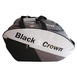 Padelväska Calm, black/grey, Black Crown