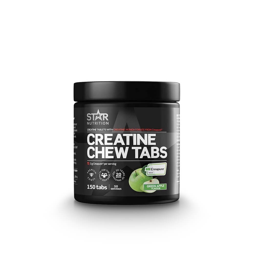 Creatine Chew Tabs Green Apple, 150 caps