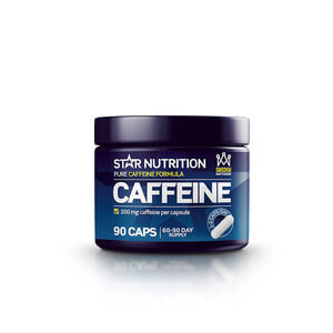Caffeine 200 mg, 90 kapslar, Star Nutrition i gruppen Kosttillskott / Prestationshjare & PWO hos Sportgymbutiken.se (FM-SN6572)