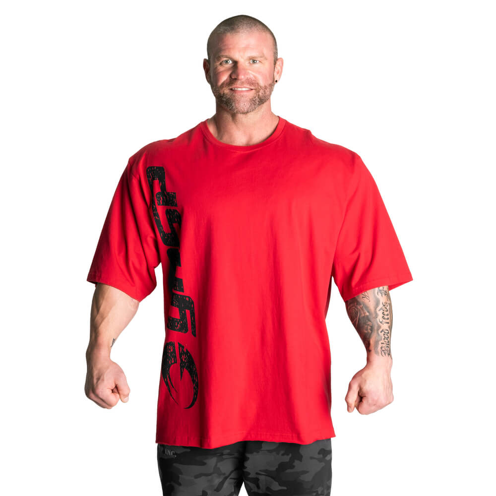 GASP Iron Tee, chili red, xlarge