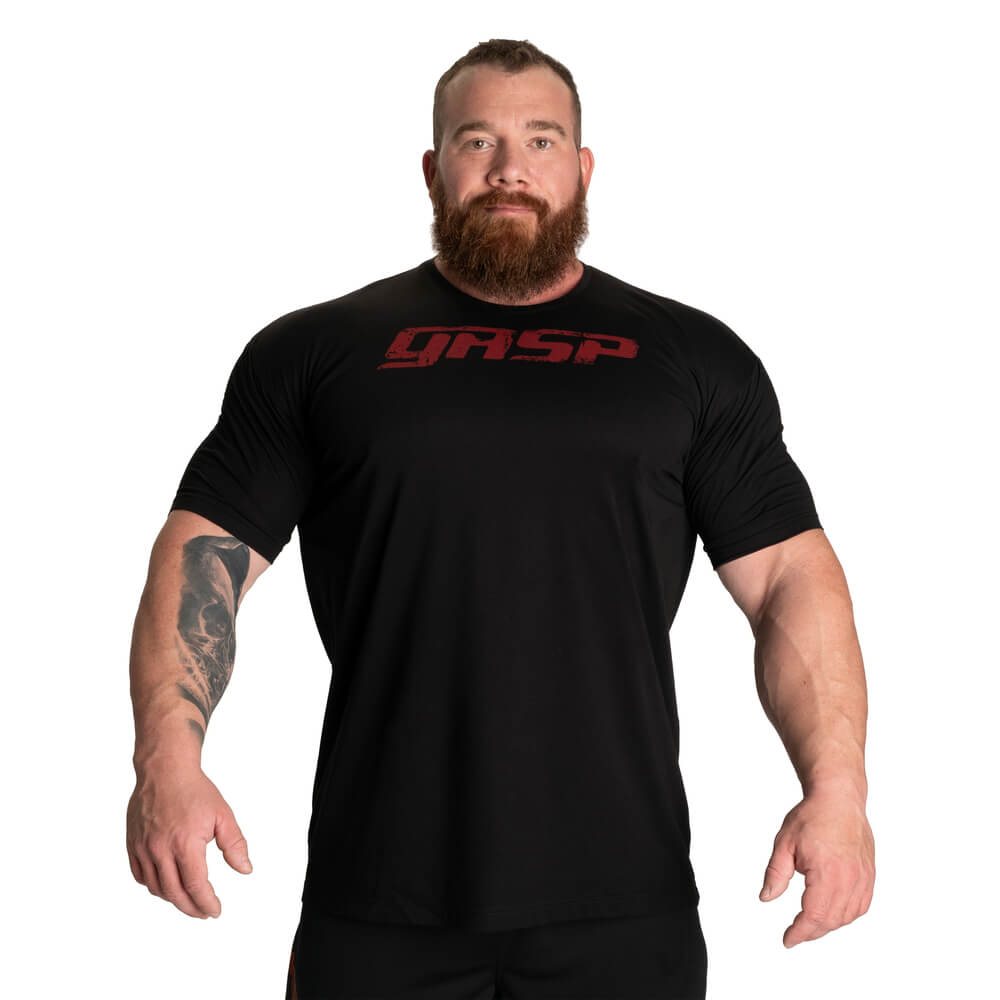 Legacy Gym Tee, black/red