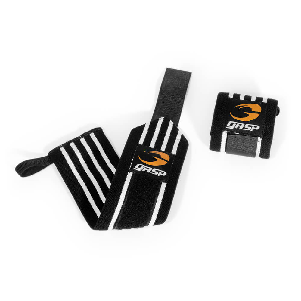 Hardcore Wrist Wraps, black/white, GASP