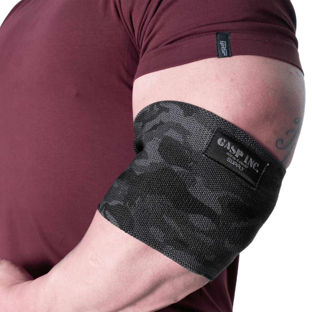 Heavy Duty Elbow Sleeve, dark camo, 12 inches