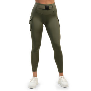 Cargo Tights military green Gavelo