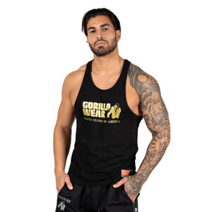 Classic Tank Top black/gold Gorilla Wear