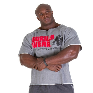 Classic Workout Top, grey, small/medium