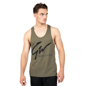 Evansville Tank Top army green Gorilla Wear