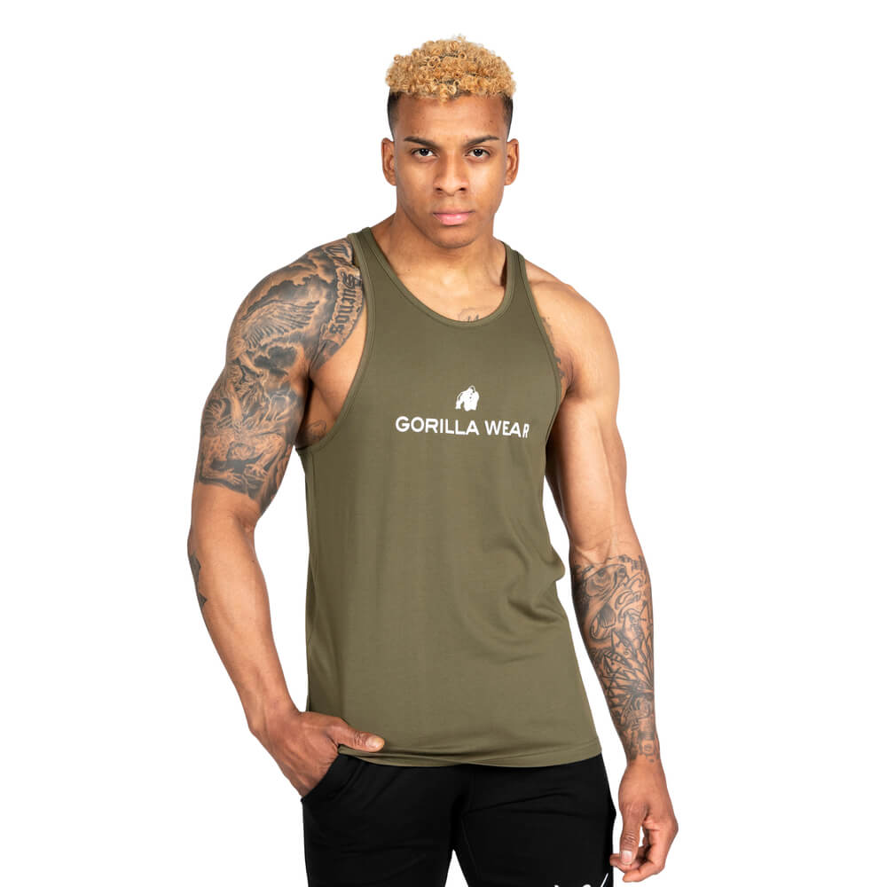 Carter Stretch Tank Top, army green, xxxxlarge