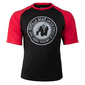 Gorilla Wear Men Texas T-Shirt black/red Gorilla Wear