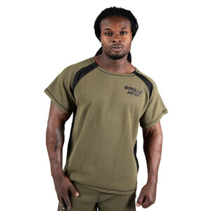 Augustine Old School Work Out Top army green Gorilla Wear