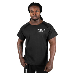 Augustine Old School Work Out Top, black, Gorilla Wear