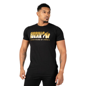 Classic T-Shirt black/gold Gorilla Wear
