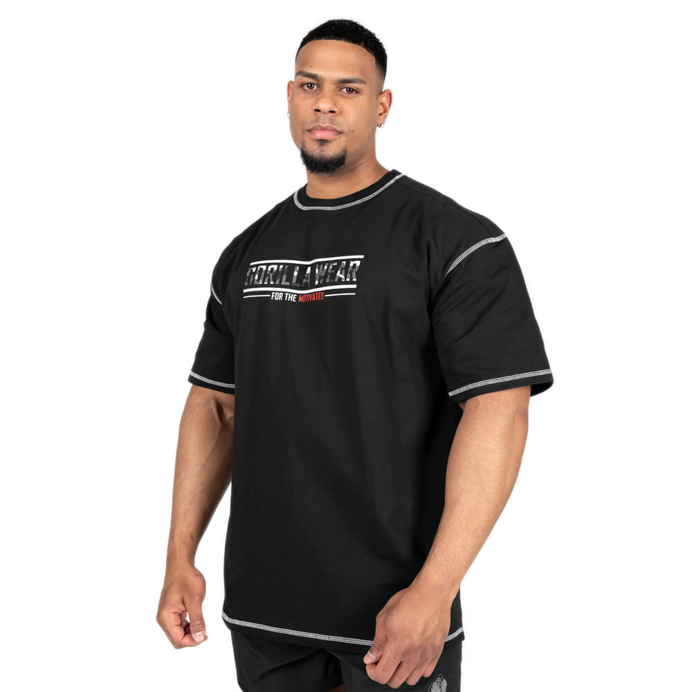Saginaw Oversized T-Shirt, black