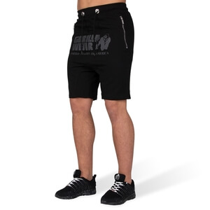 Kolla in Alabama Drop Crotch Shorts, black, Gorilla Wear hos SportGymButiken.se