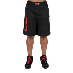 Augustine Old School Shorts, black/red, large/xlarge