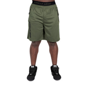 Mercury Mesh Shorts army green/black Gorilla Wear