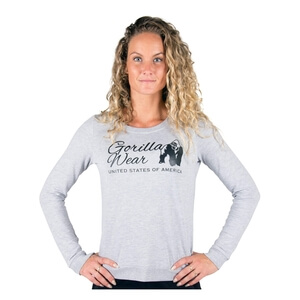 Riviera Sweatshirt light gray Gorilla Wear