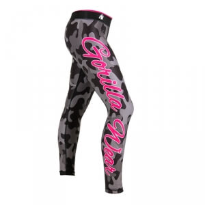 Camo Tights black/grey Gorilla Wear