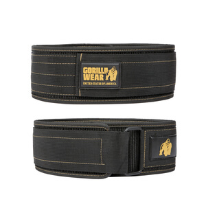 4 Inch Nylon Belt black/gold large/xlarge