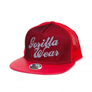 Mesh Cap, röd, Gorilla Wear
