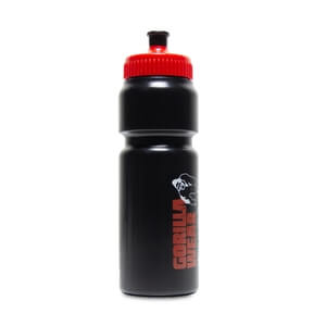 Classic Sports Bottle 750 ml black/red Gorilla Wear